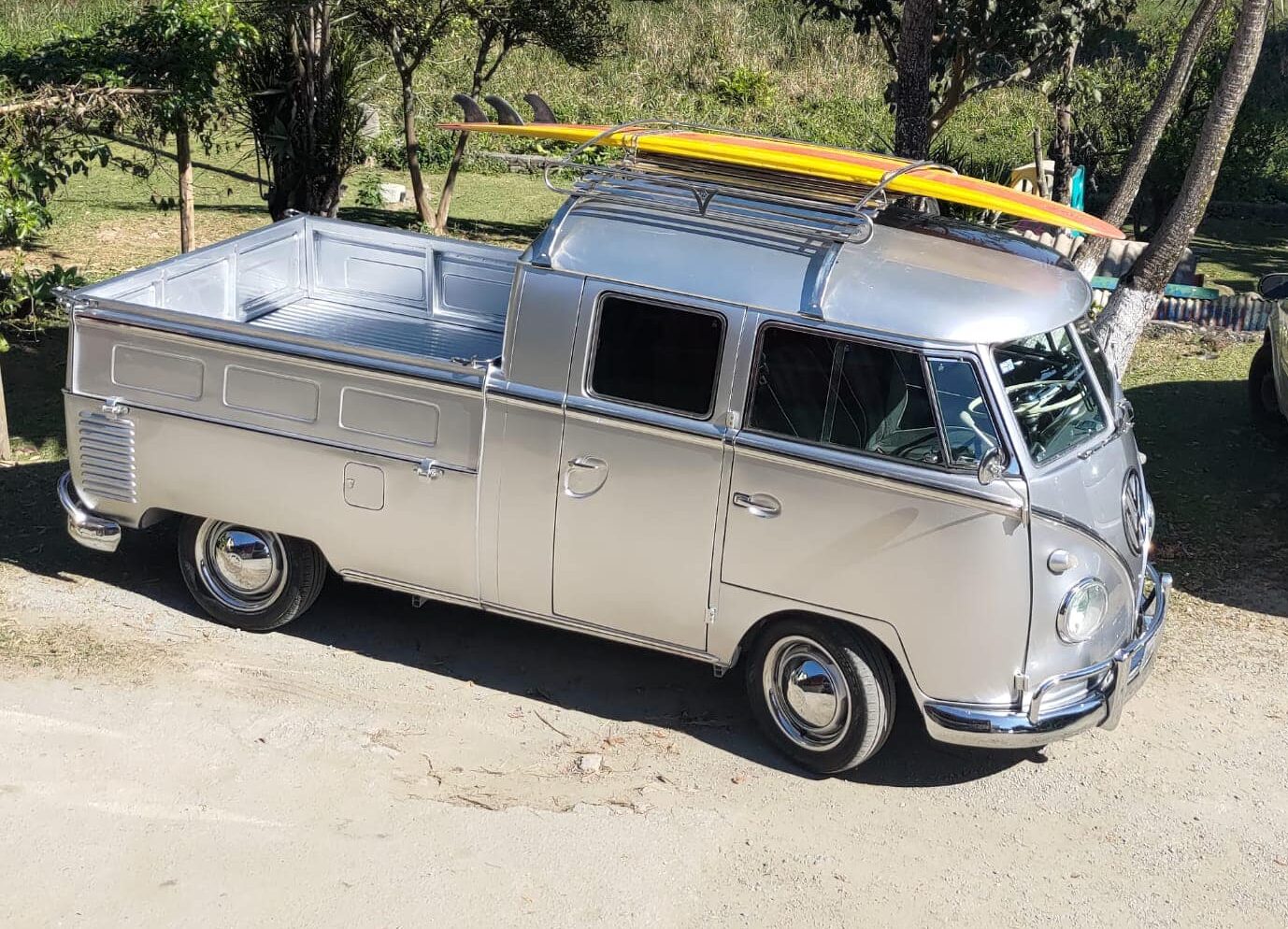 VW T1 double cabin | 1962 | silver metallic | 1500cc - Kombi Kings